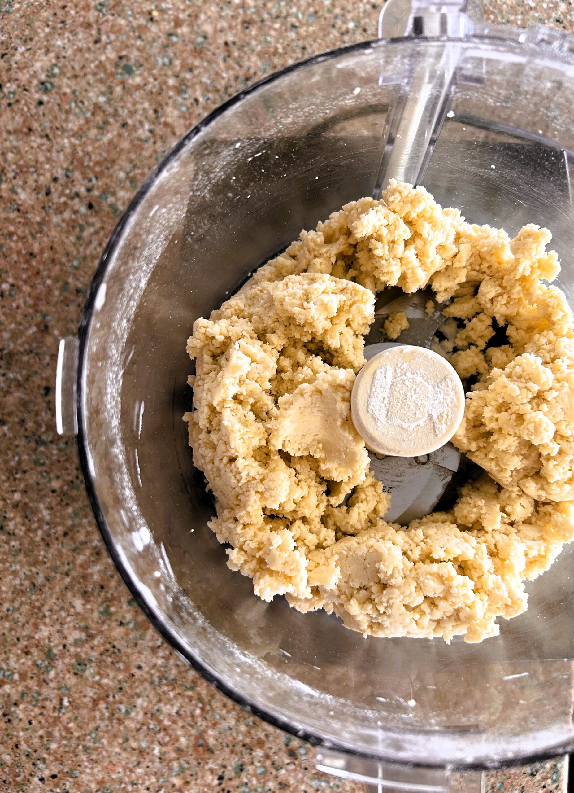 pie dough in food processor 